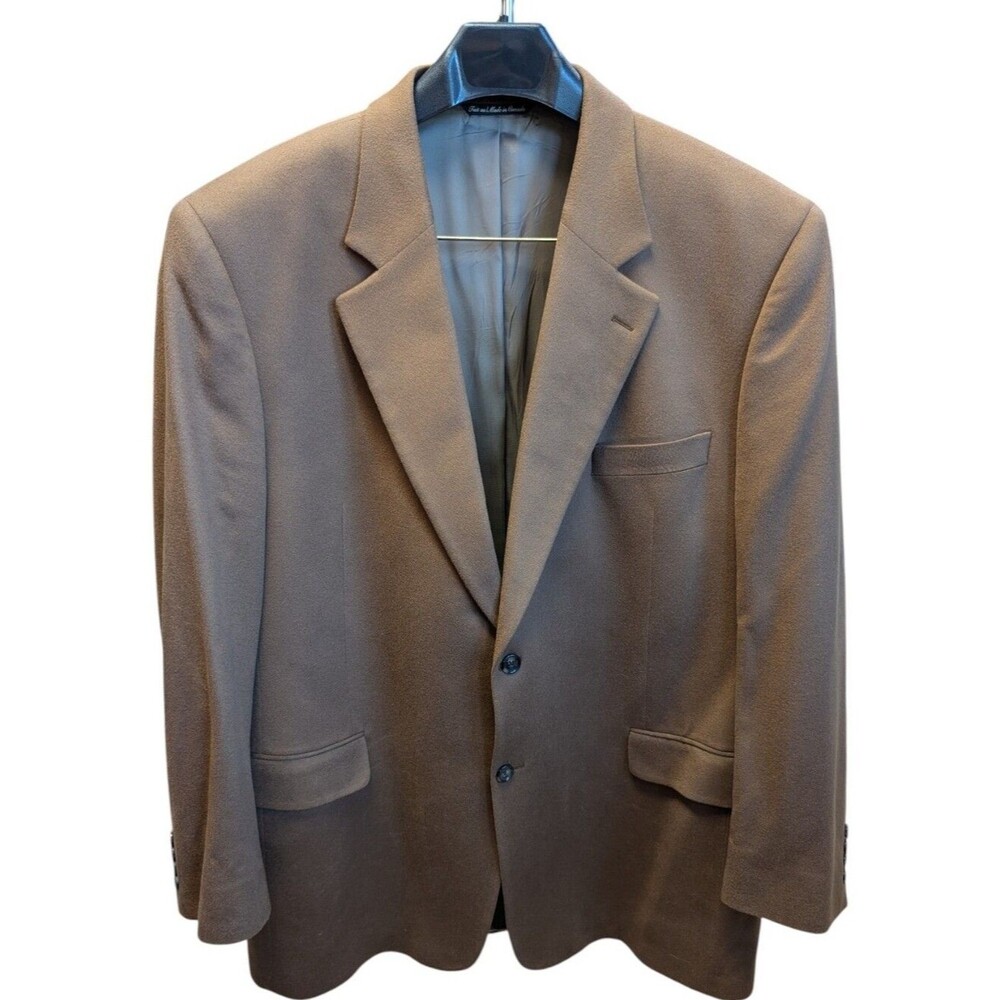 Cashmere Sport Coat In Brown Size 50L